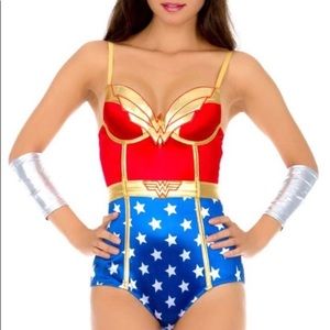 Satin Wonder Woman Bodysuit DC Comics